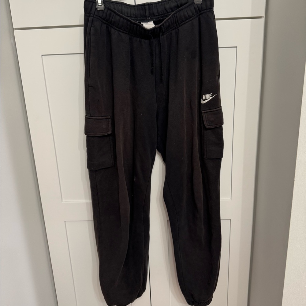 Nike Men's Black Cargo Joggers